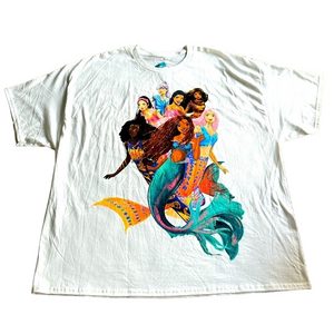 ♥️Disney Little Mermaid Adult Cotton Short Sleeve T-shirt